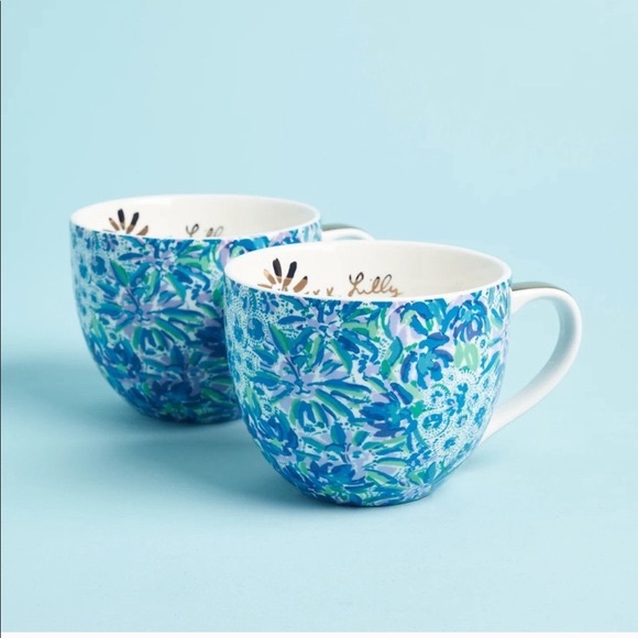 Lilly Pulitzer Other - Lilly Pulitzer® Ceramic Mugs (Set of 2) NEW